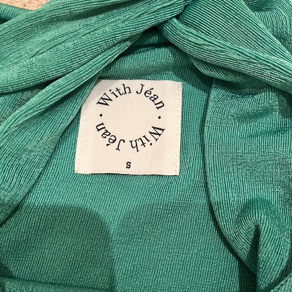 With Jean Lean Dress in juicy green - Picture 3 of 5